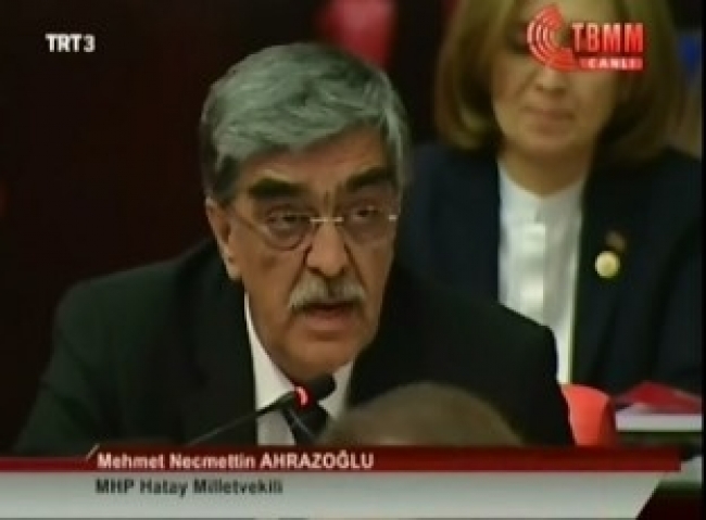 AHRAZOĞLU: KIRIKHAN MESİRE ALANI HEBA EDİLMEMELİ VE BİRİLERİNE PEŞKEŞ ÇEKİLMEMELİDİR.
