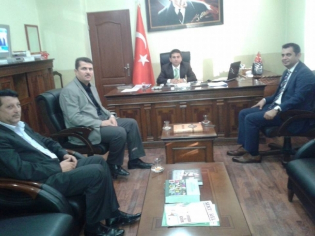 DOĞAKA GENEL SEKRETERİNDEN HASSA KAYMAKAMINA ZİYARET