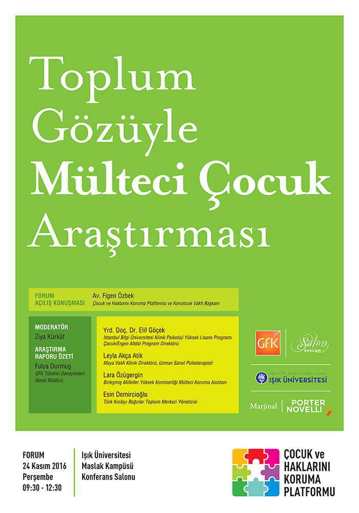 Toplum Gözüyle Mülteci Çocuk Araştırması’nın sonuçları açıklanıyor!
