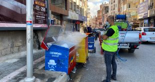 SAMANDAĞ GENELİNDE DEZENFEKTE ÇALIŞMALARI SÜRDÜRÜLÜYOR