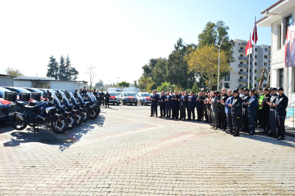 HATAY EMNİYET MÜDÜRLÜĞÜ’NE 100 YENİ ARAÇ TESLİM EDİLDİ
