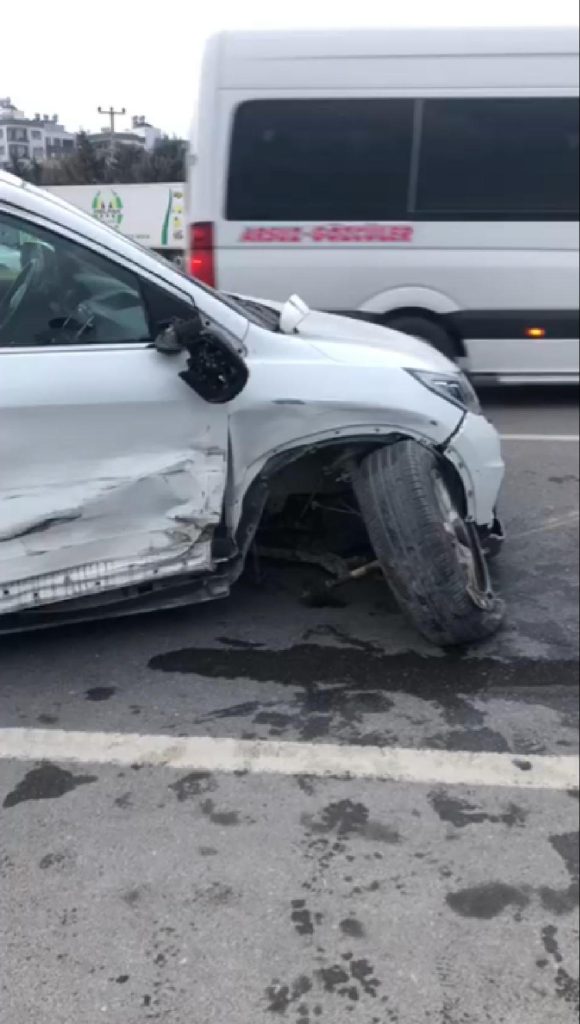Arsuz’da Zincirleme Kaza Meydana Geldi