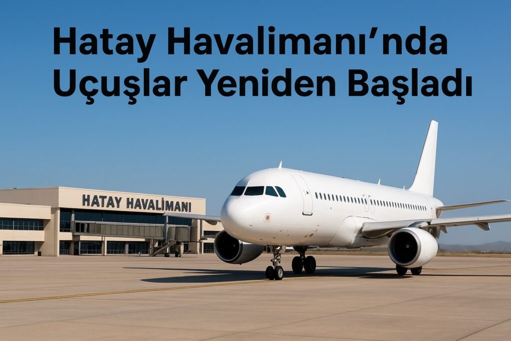 Hatay Havalimanı’nda Uçuşlar Yeniden Başladı