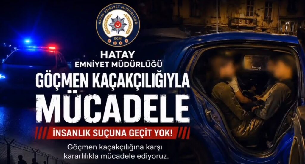 Belen-İskenderun Yolunda Takip: Kaçak Göçmen Taşıyan 2 Organizatör Cezaevine Gönderildi