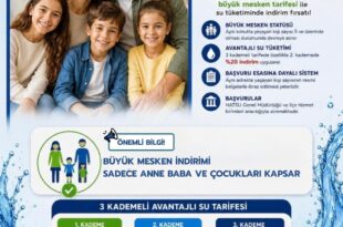Geniş Ailelere Müjde! HATSU’dan Su Faturalarını Hafifletecek Yeni Tarife Dönemi