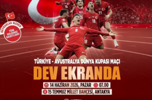 Hatay Tek Yürek! Dünya Kupası Coşkusu Millet Bahçesi’ndeki Dev Ekranda Yaşanacak
