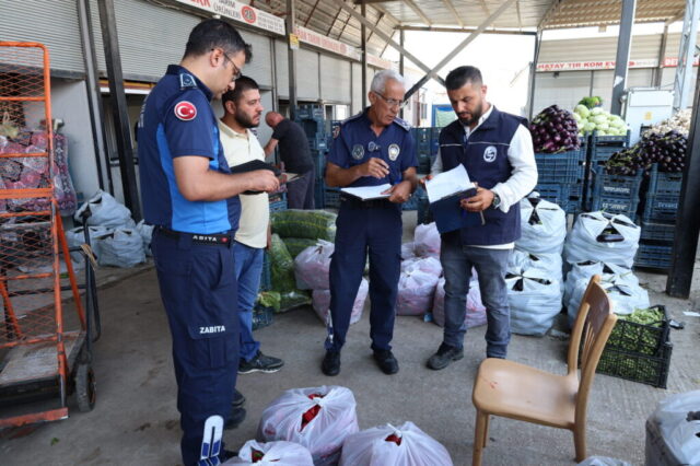 Hatay Büyükşehir Belediyesi denetim ekibi