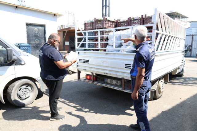 Hatay Büyükşehir Belediyesi denetim ekibi