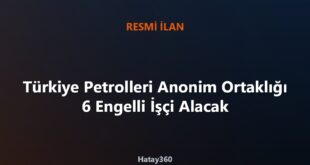 TPAO Engelli İşçi Alımı
