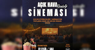 İskenderun’da Ücretsiz Açık Hava Sineması – Nostalji Film Gecesi 22 Eylül