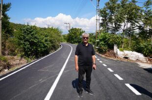 Hatay Büyükşehir Belediyesi, Samandağ Karaçay’da 3 000 m Asfalt Yol Tamamladı
