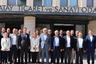 Yeni Parti Heyeti, Hatay Ticaret ve Sanayi Odası’nı Ziyaret Etti