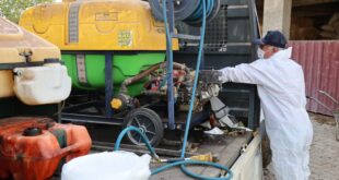Karasinek kontrol çalışması yapan HBB ekipleri